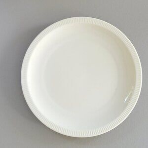 Vintage Arzberg Athena White SALAD Plate All White Ribbed Rim Germany 1968-90